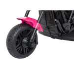 Elektrická motorka STAR - ružová